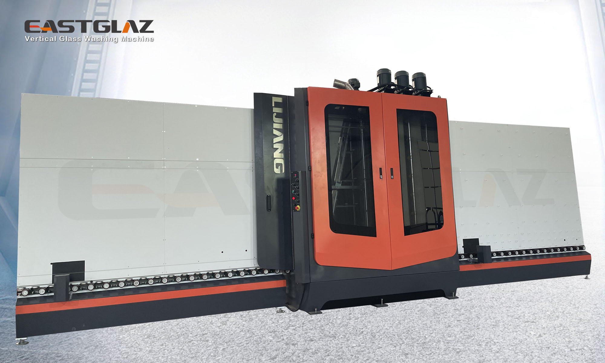 CNC Industrial Glass Washer, Flat Glass Washing Machine