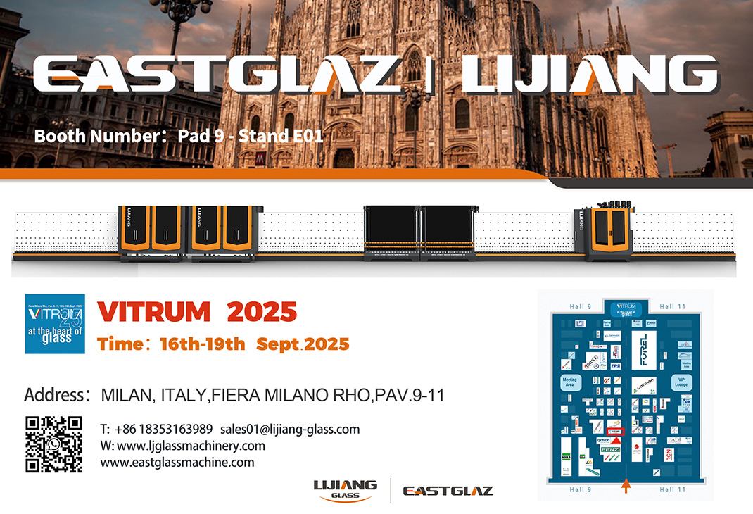 EASTGLAZ to Present Innovative Glass Machinery at VITRUM 2025 in Milan